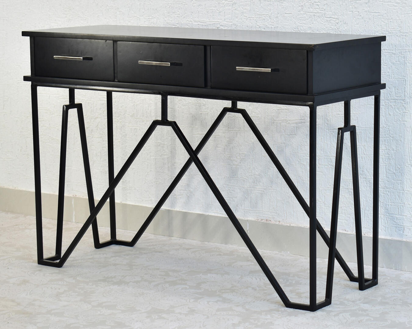 CASINO Console Hall Table-Black